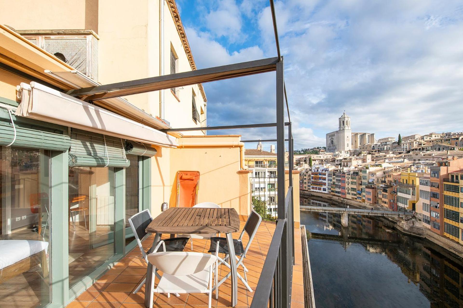 Sleep & Stay Luxury Top Floor Apt With Terrace Girona Exteriör bild