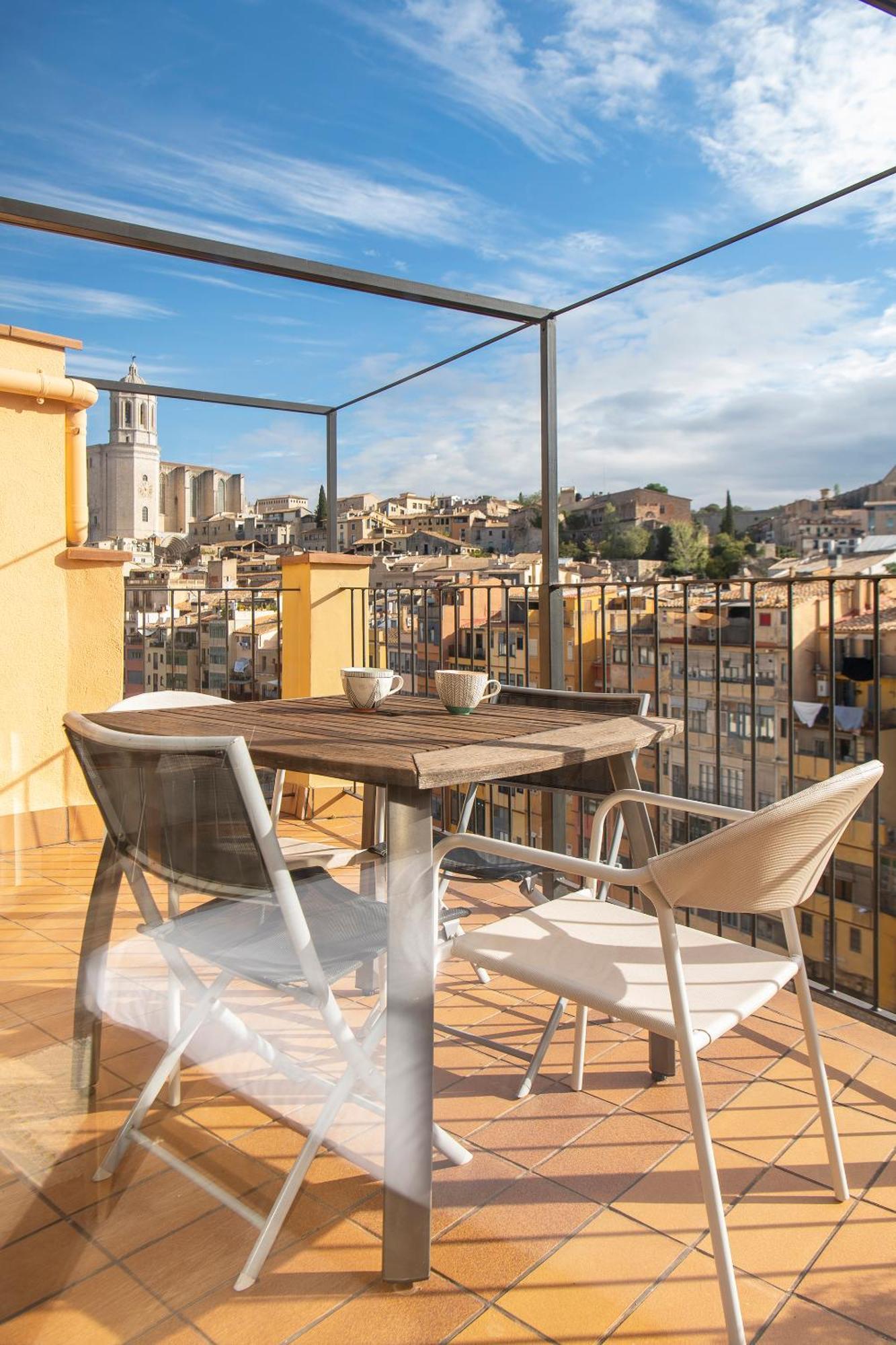 Sleep & Stay Luxury Top Floor Apt With Terrace Girona Exteriör bild