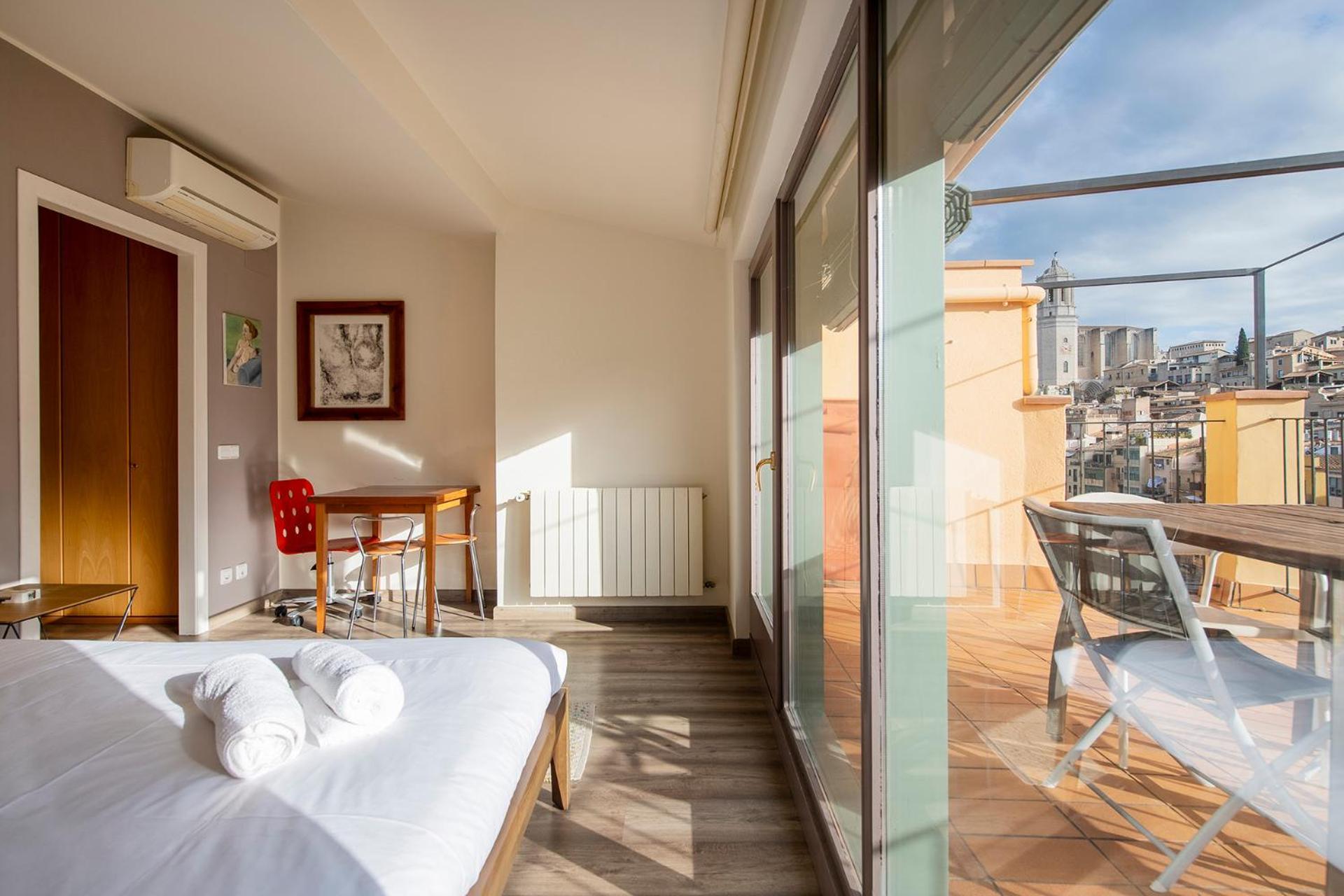 Sleep & Stay Luxury Top Floor Apt With Terrace Girona Exteriör bild